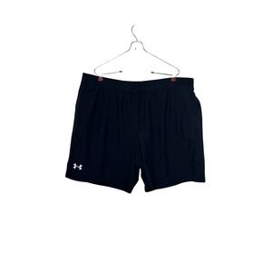 Under Armour Women's Shorts Drawstring Pull On‎ Workout Gym Pockets Black 2XL